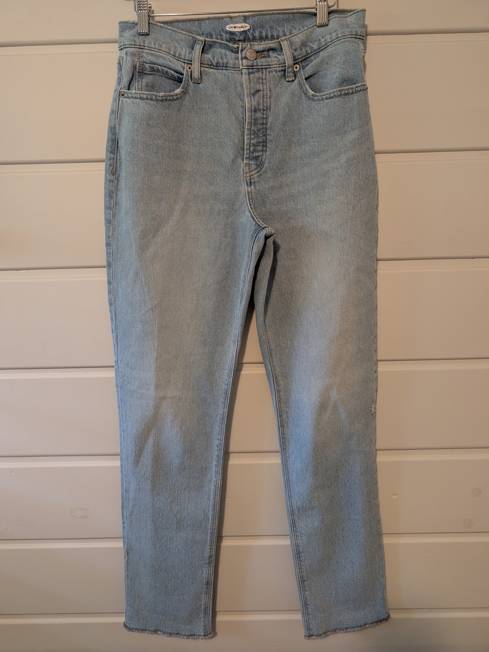 Old Navy High-waisted Slouchy Straight Button Fly Women's Jeans Size 4 Tall